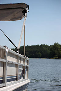 pontoon on Swinging Bridge Lake